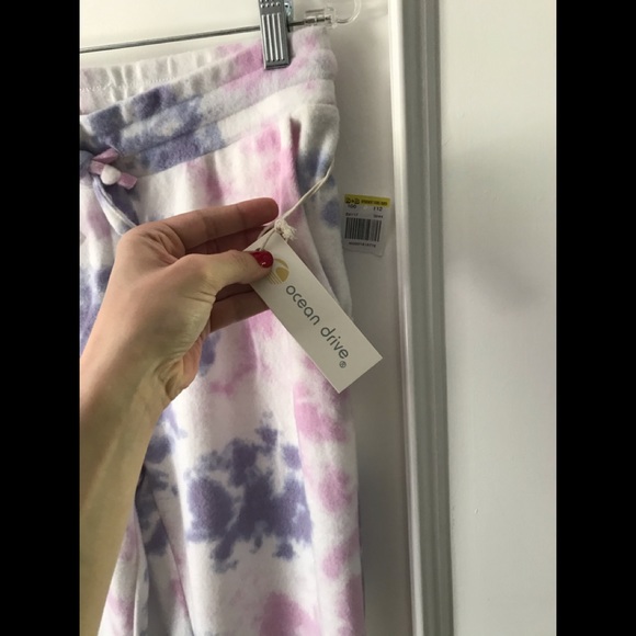 NWT Ocean Drive Multi Burnout Tye Dye Jogger Set - Picture 9 of 14